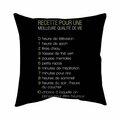 Begin Home Decor 20 x 20 in. Recipe of Happiness-Double Sided Print Indoor Pillow 5541-2020-TY13